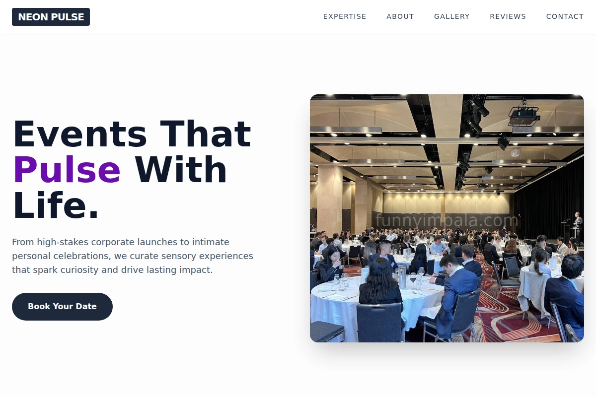 Neon Pulse Event Planning